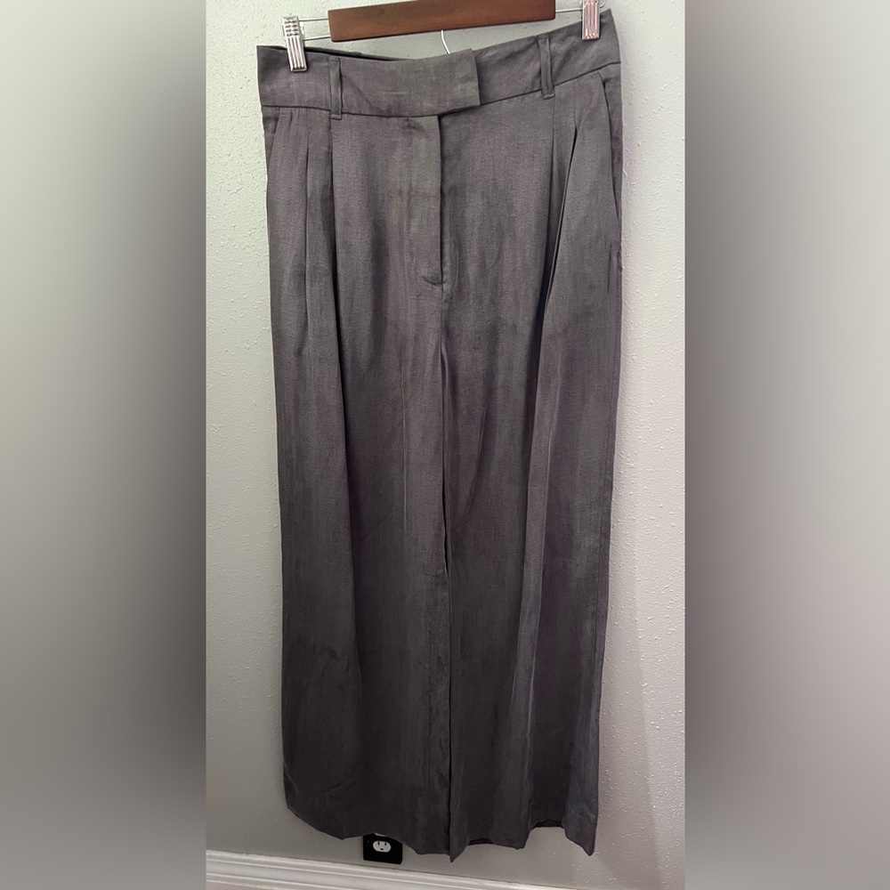 AllSaints The Elle Pants In Grey Size 6 New - Picture 7 of 12